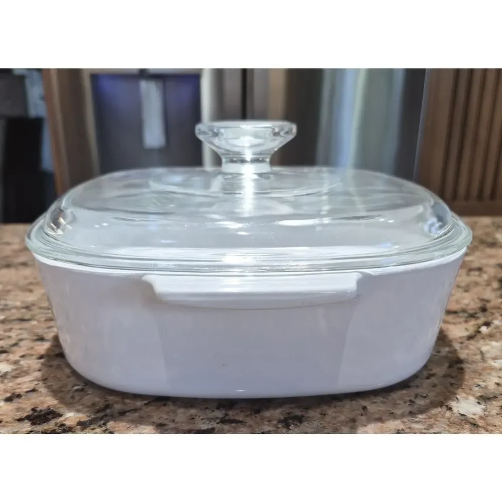 Vintage Corning Ware 2QT Casserole Dish Spice of Life L'Echalote A-2-B w/Lid USA